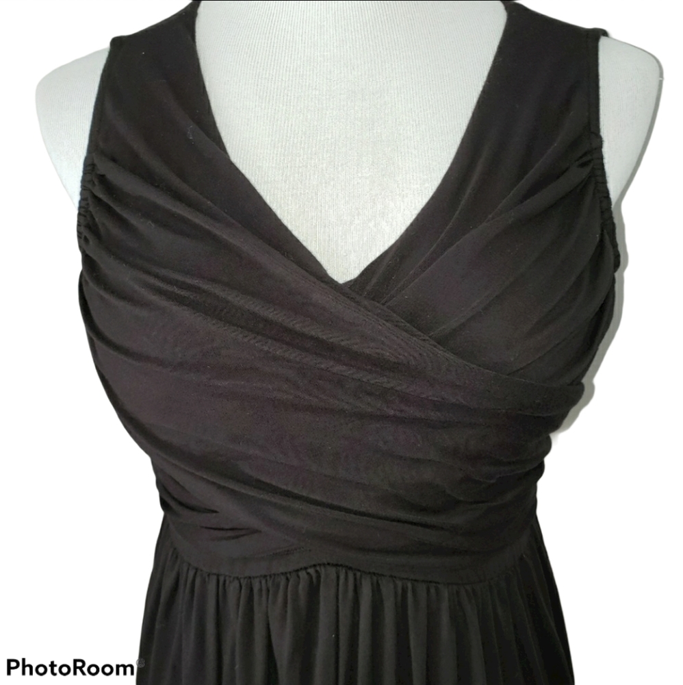 ANTHRO Girls From Savoy Sleeveless Faux Wrap Dress Size Small - Picture 2 of 8